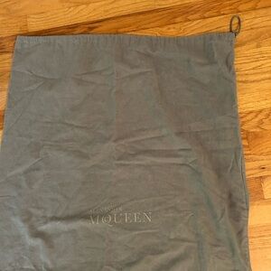 Alexander McQueen Gray Branded Dust Bag